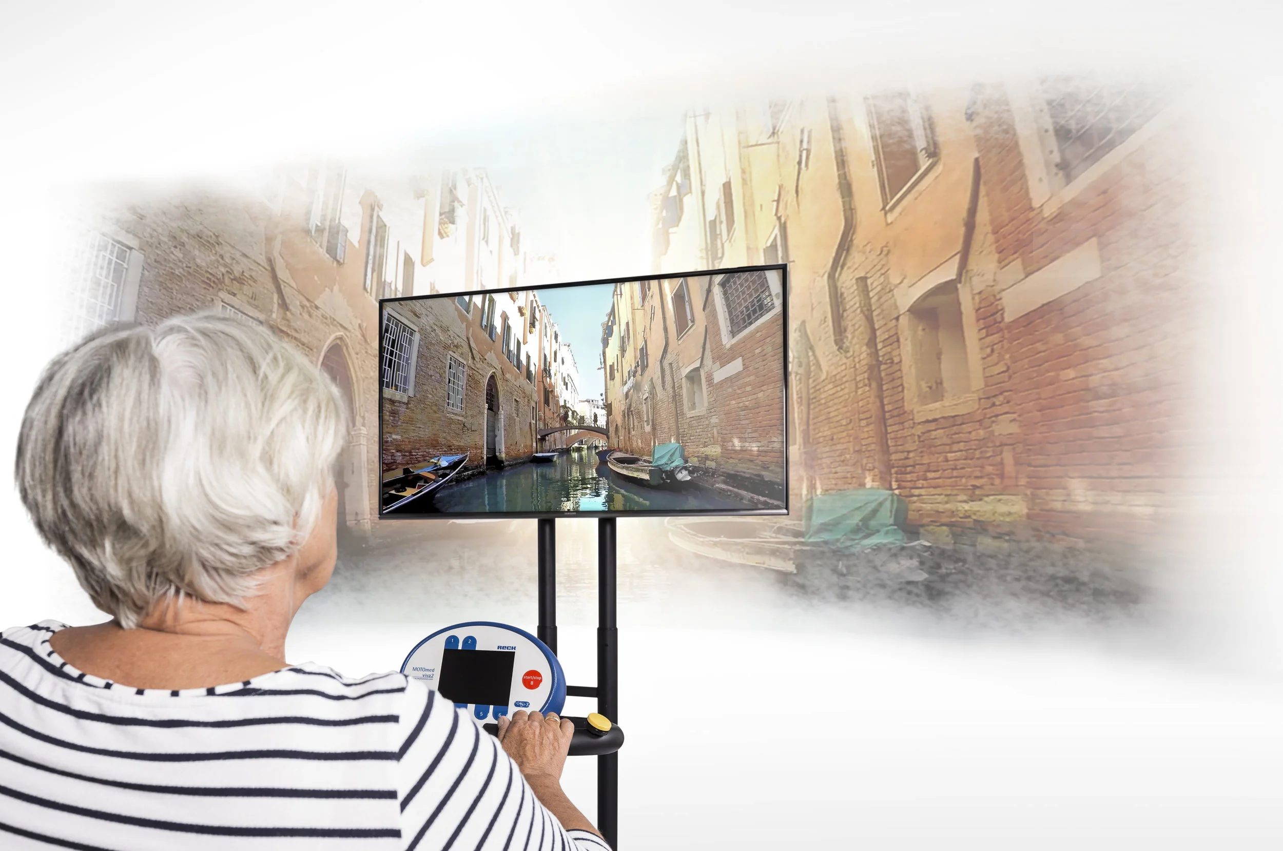 Using technology to enhance exercise with Bike Labyrinth