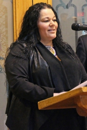 Jodi Stonehouse brings Treaty 6 Territorial Greetings on behalf of Grand Chief Wilton Littlechild.