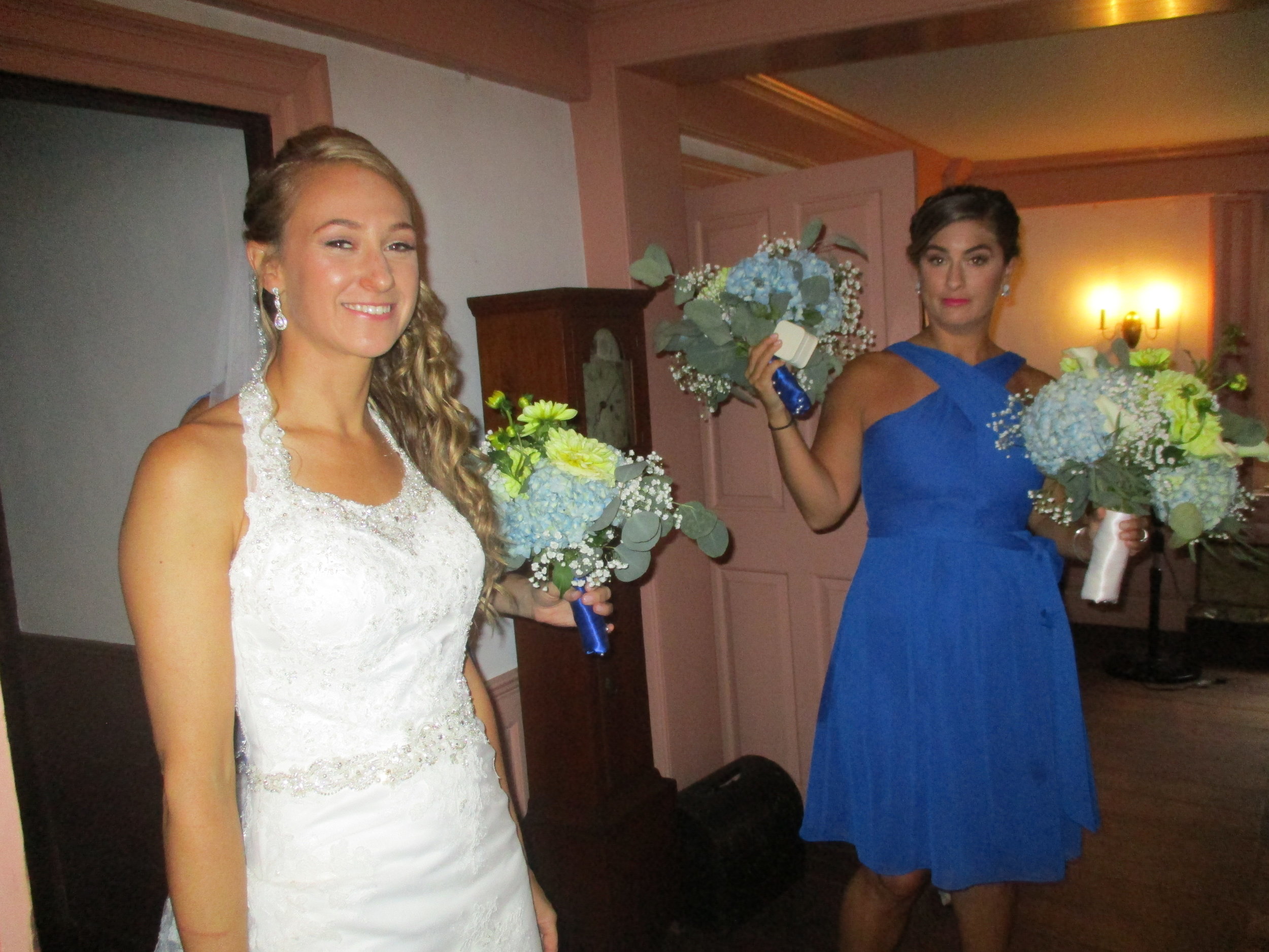  August 2017 wedding ceremony. It was a rainy day but bride Lisa was smiling ear to ear. She came out the front of the Castle and was greeted by her friends and family.&nbsp; 