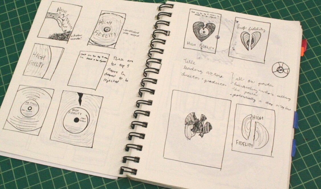 High Fidelity Poster Sketches