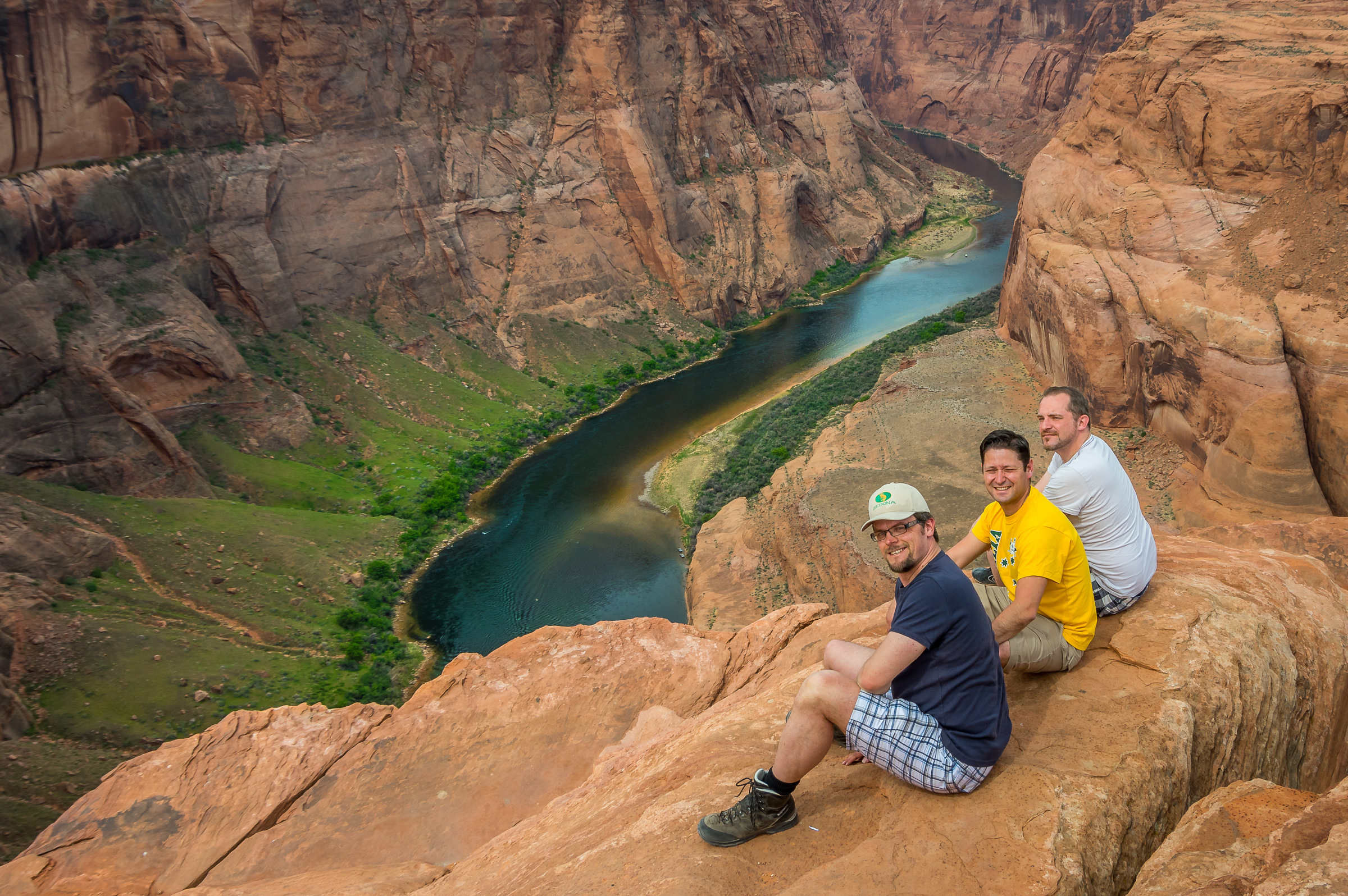 Drei Helden am Horseshoe Bend!