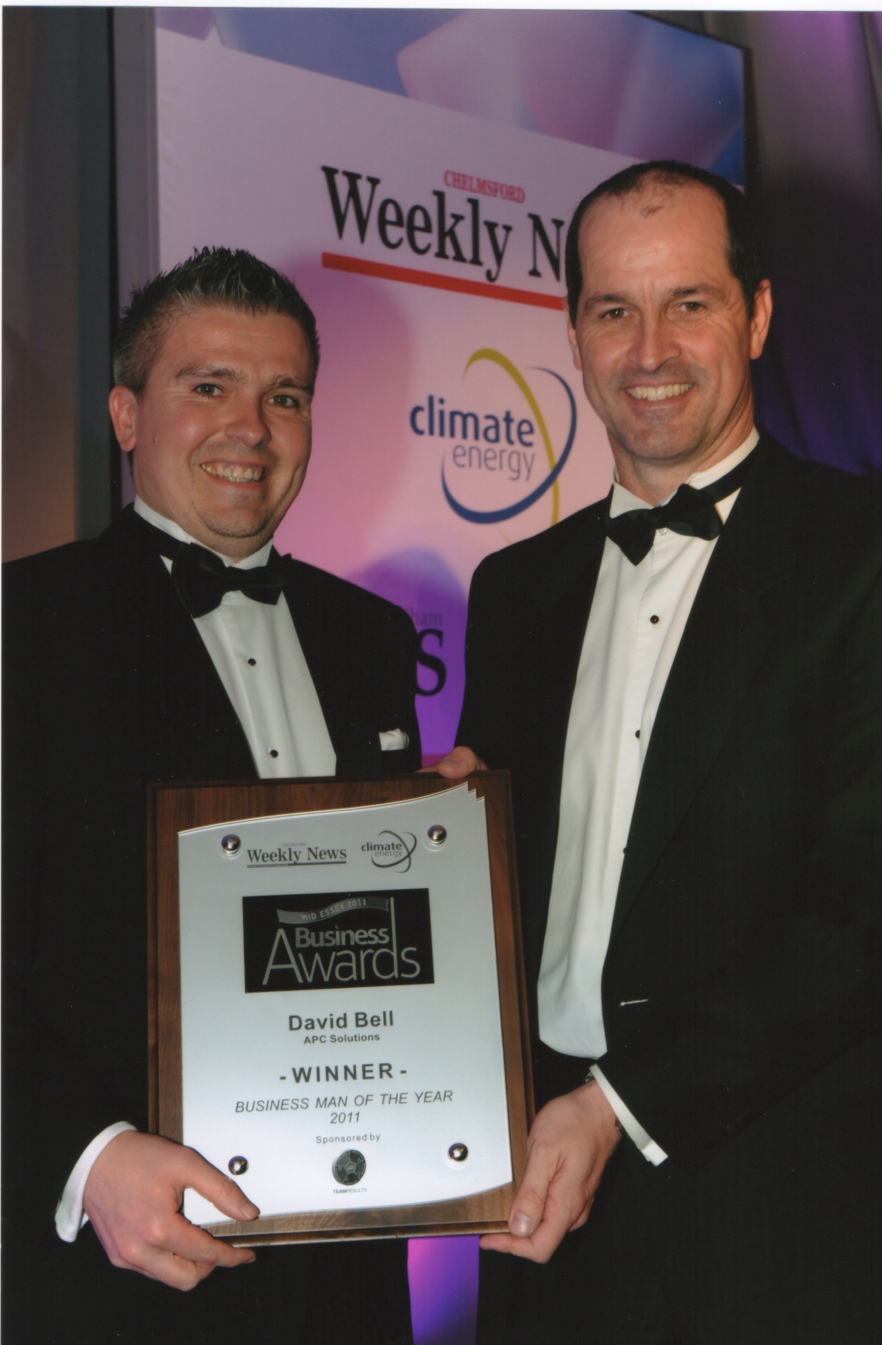 David Bell Winner of Essex Businessman 2011