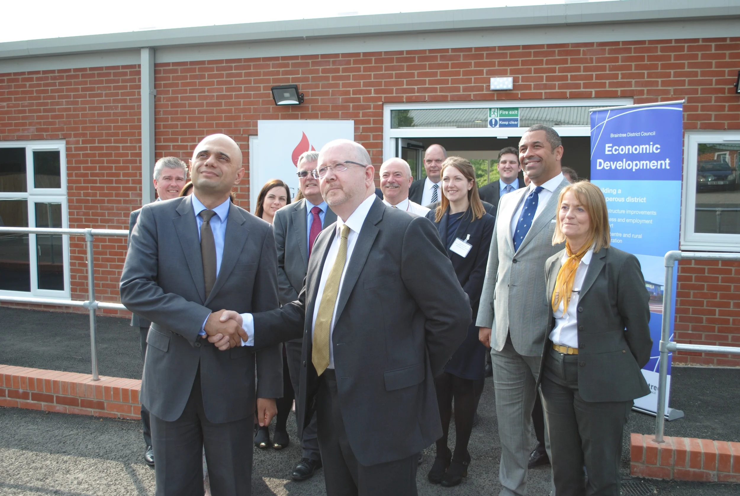 Secretary of State Mr Sajid Javid Visits Braintree