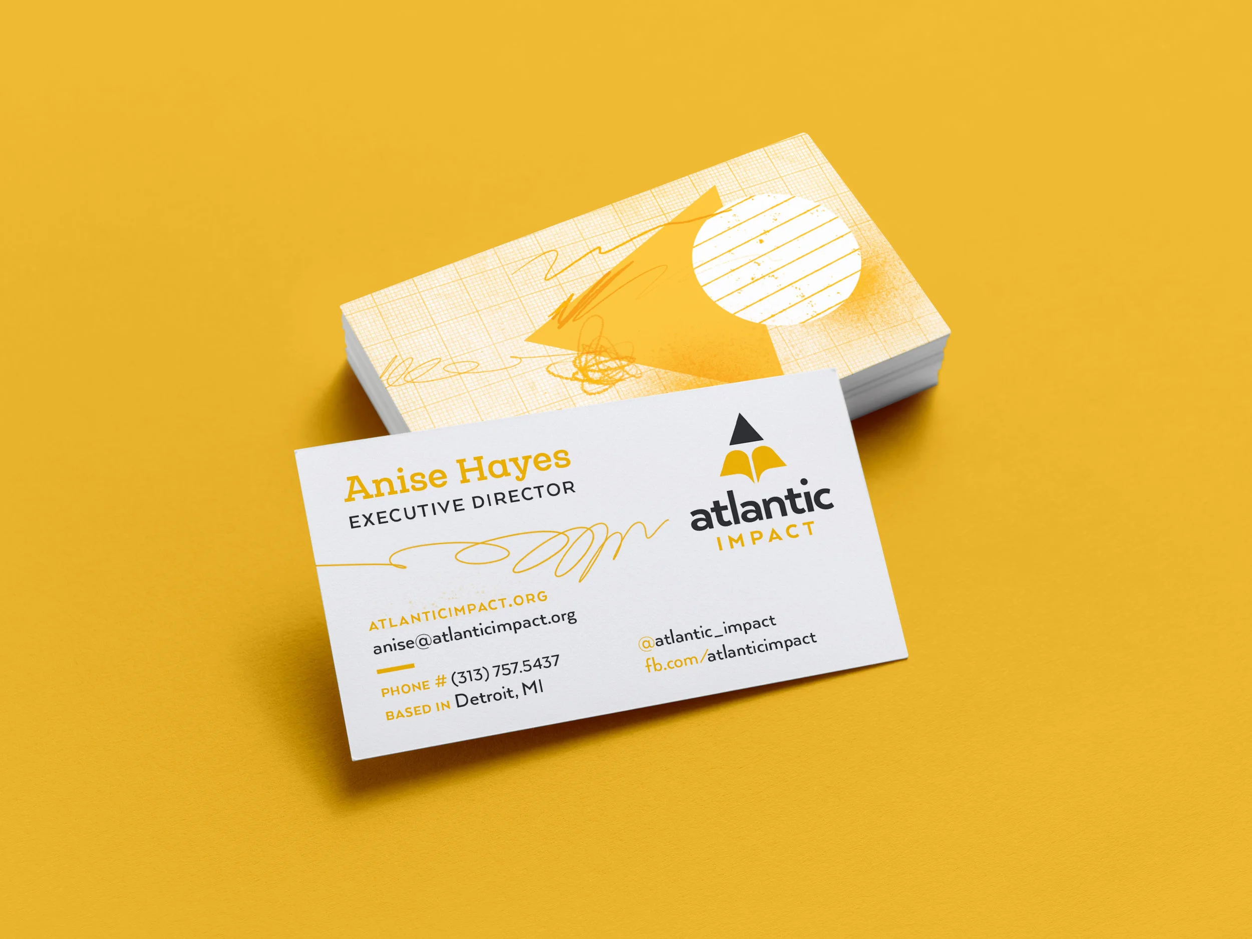 Business cards (backs)