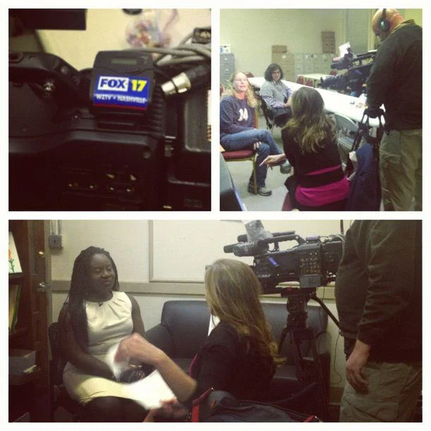 Interviewing with Fox17 Nashville about NCE program