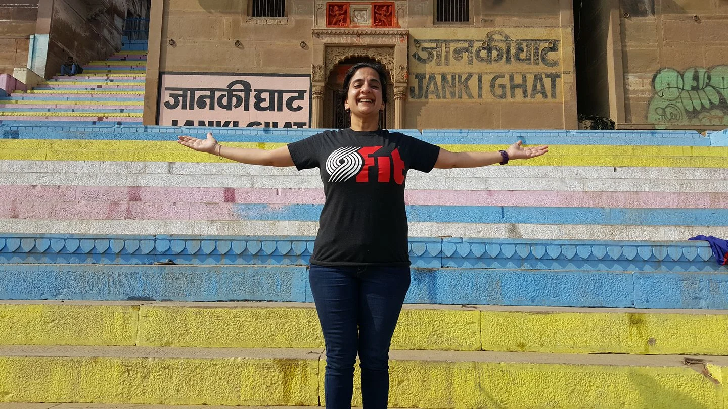 Avantika Bawa in Varanasi, India. Photo by Aschwin de Wolf