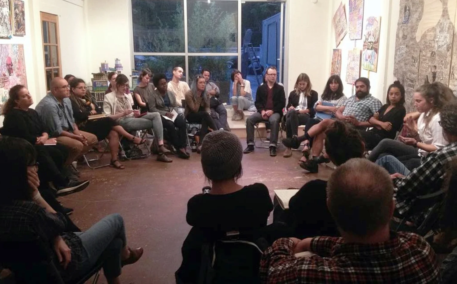 Art and Activism Panel Discussion hosted by Prequel during its 2016 session, the conversation was open to the public.