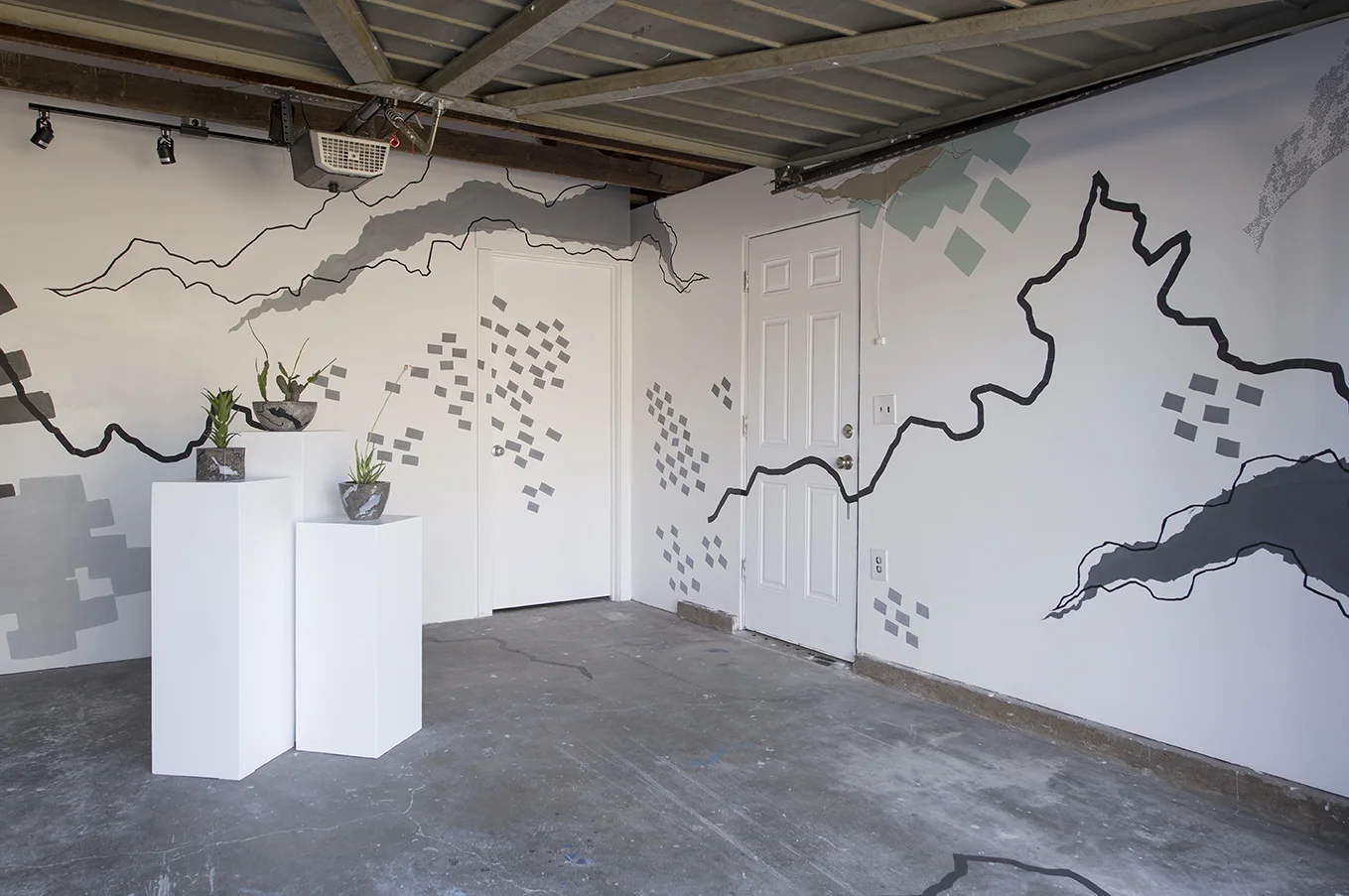 Installation shot of Inner Weather by Claiborne Colombo at 1122 gallery. Photo by: Evan La Londe