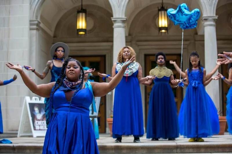 THE BLUE WALK, vanessa german vanessa german