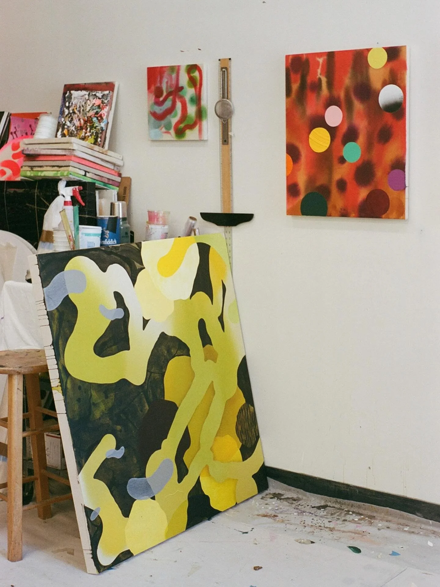 Surrounded by Tanner Lind&rsquo;s vivid, colorful abstract paintings, a conversation unfolded in his studio. The discussion naturally began around his practice&mdash;what he was currently making or had made recently.

Flipping through the art books i