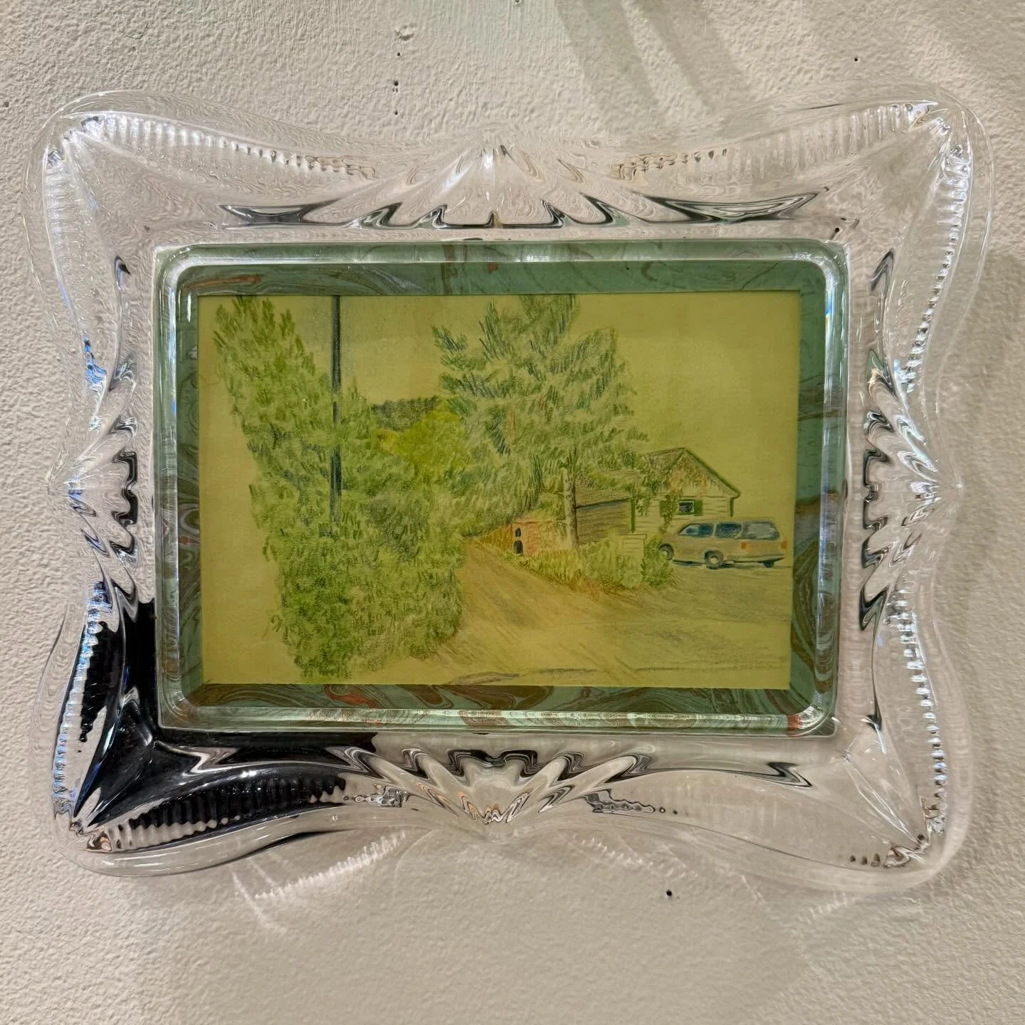 Rose Lewis has a collection of paintings up at @thefreshpot on Hawthorne -  art + matcha + books = best trifecta 🖼️🍵📚 Think the show is closing today, but if you&rsquo;re around pop in. There&rsquo;s a freshness and bright energy in this work that