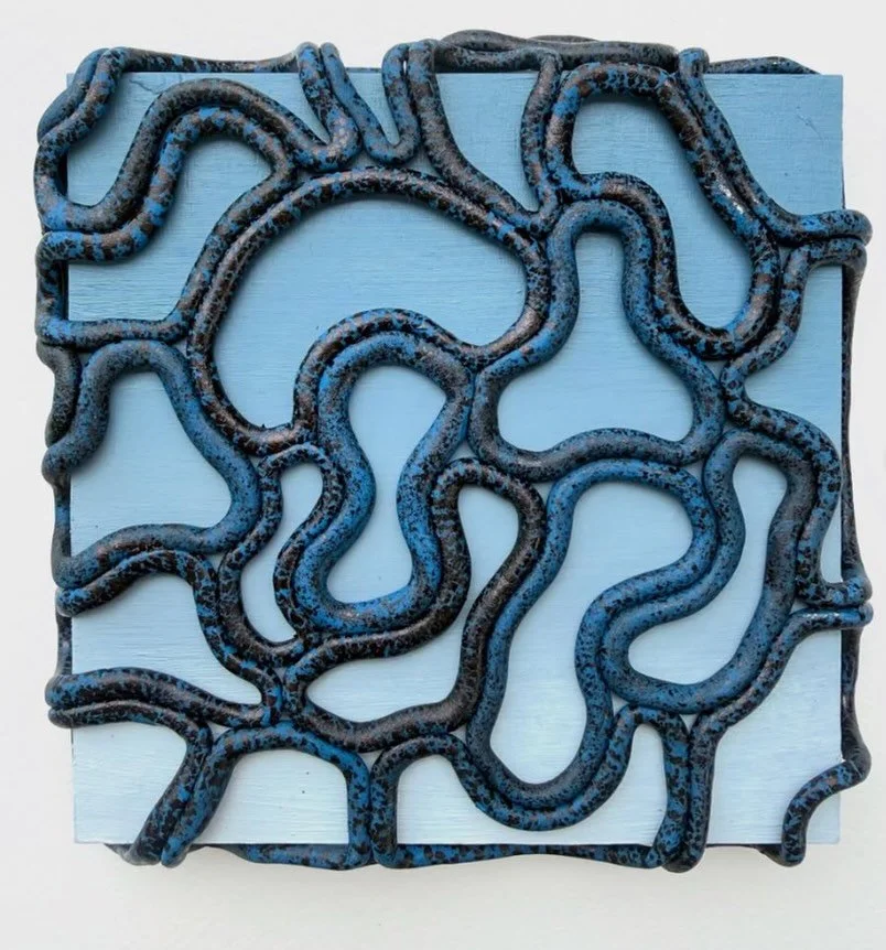 Loud and Clear, a group show of 5X5 work by over 130 artists, a self-portrait group show co-curated by Chelsea Stephen &amp; Zachary Rau, at The Purple Door Gallery, Feb 20 - March 22.