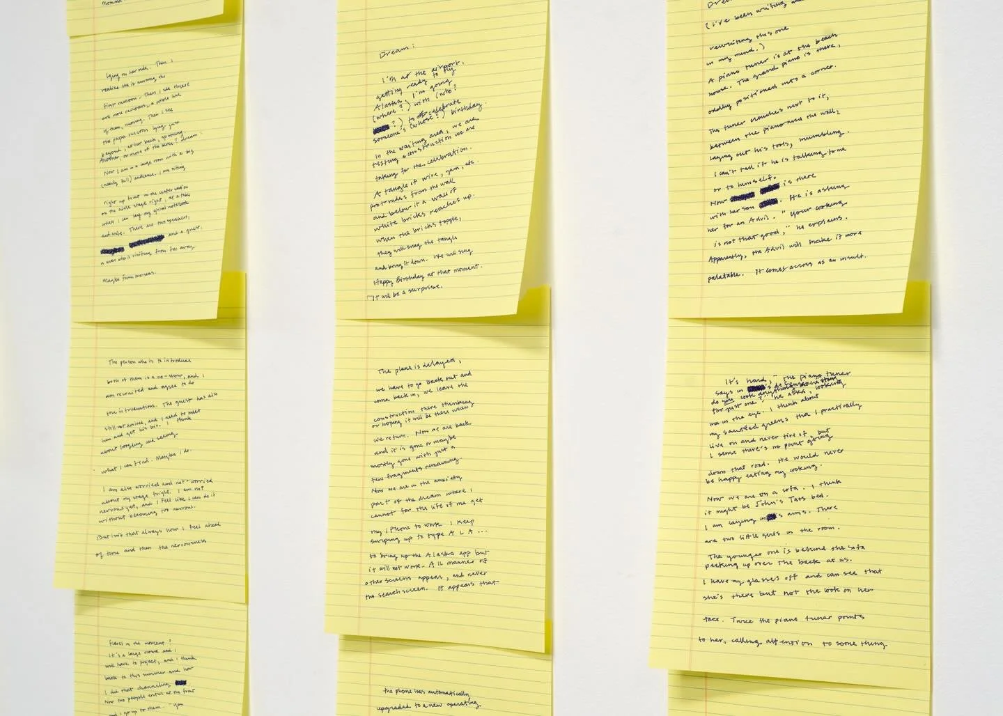 Dream: ... Dream: ... Another dream: ..., Linda Hutchins

📍Nine Gallery, 122 NW 8th Ave
🗓️ April 2 - May 2, 2026
✨Opening reception First Thursday, April 2, from 5-9 pm
Saturday, May 2 at 11:00 am (doors 10:30) Hutchins will be joined by
filmmaker 