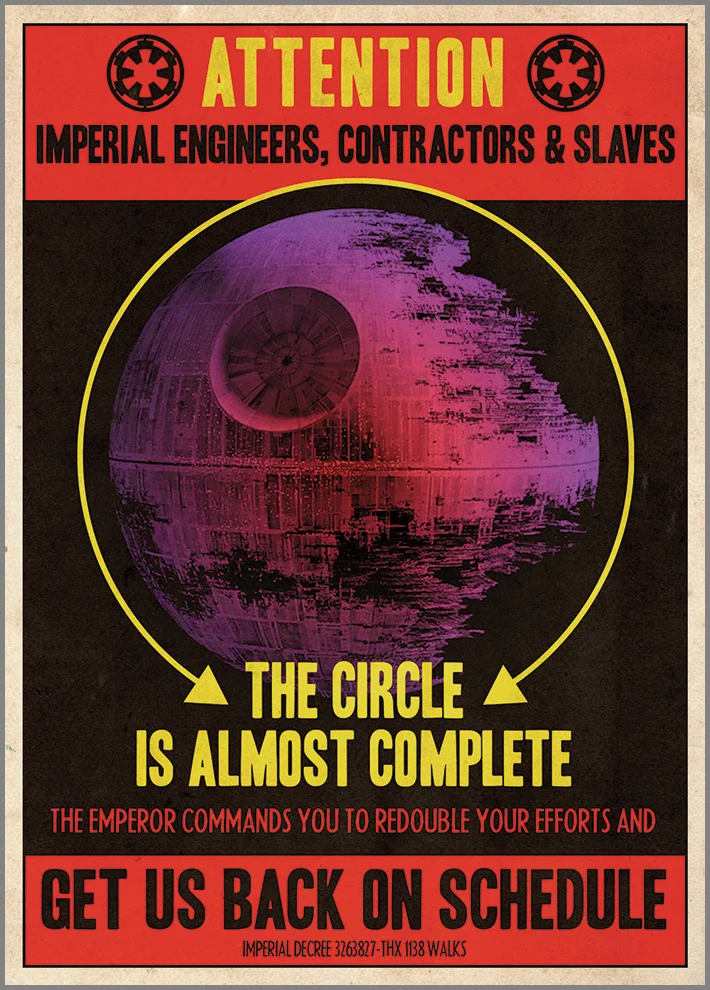 The Circle Is Almost Complete: (Vintage Star Wars Propaganda Postcard Set: Vol.II)