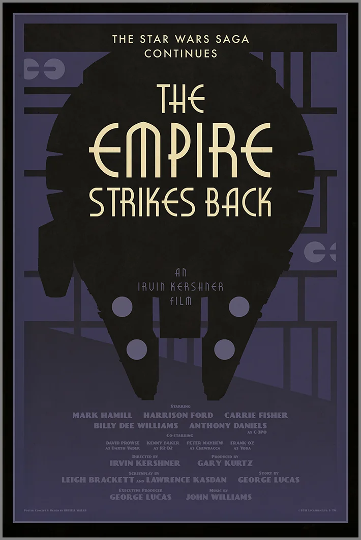 Minimalist/Retro Star Wars Poster