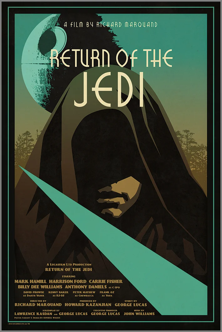 Minimalist/Retro Star Wars Poster