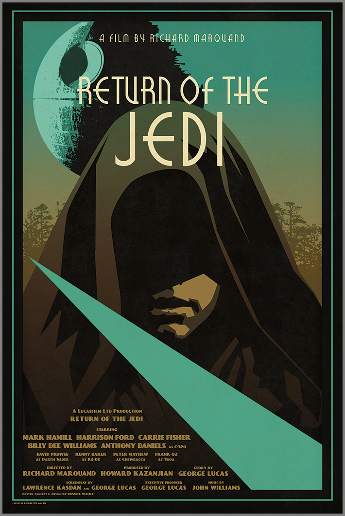 Ondraaglijk Geruïneerd Uitstekend Minimalist/Retro Star Wars Poster Set — Russell Walks Illustration
