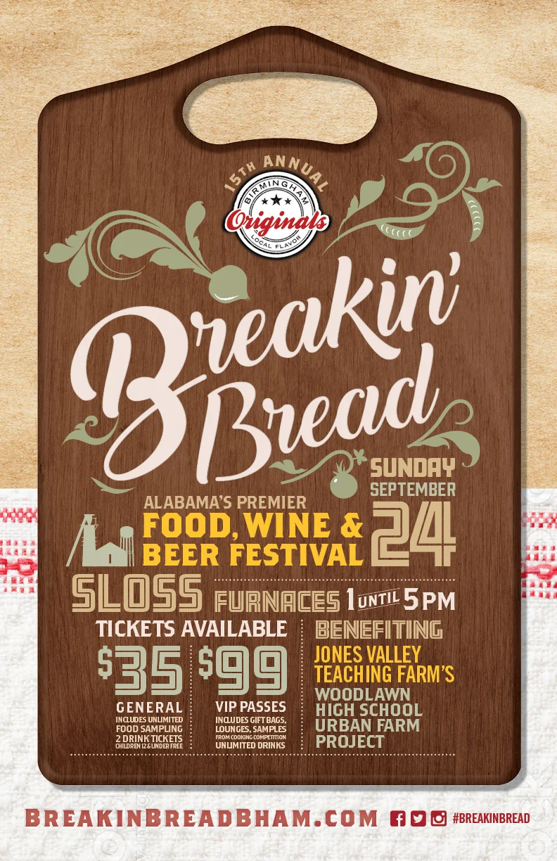 15th Annual BREAKIN' BREAD, The Local Flavor Festival