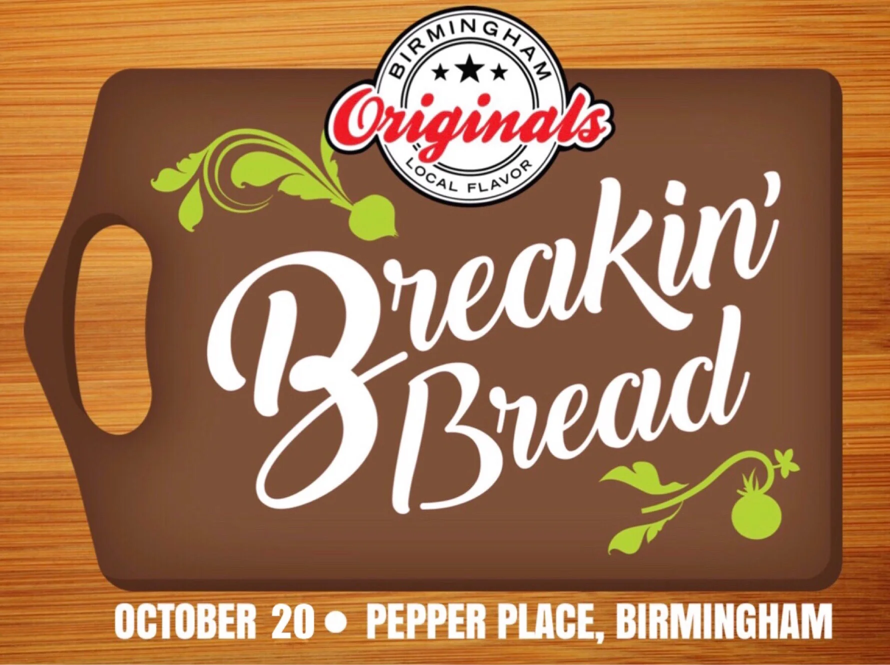 BREAKIN' BREAD 2019 - OCTOBER 20th at PEPPER PLACE