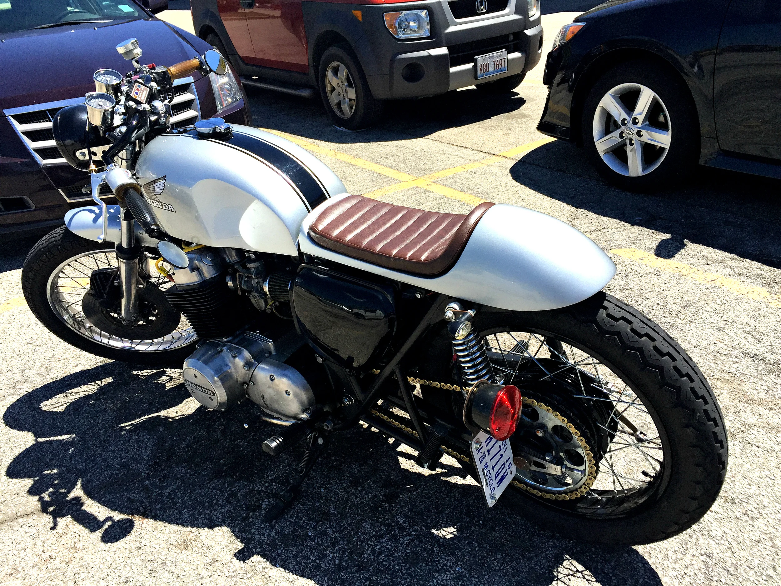 Honda CB Cafe Racer seat cushion