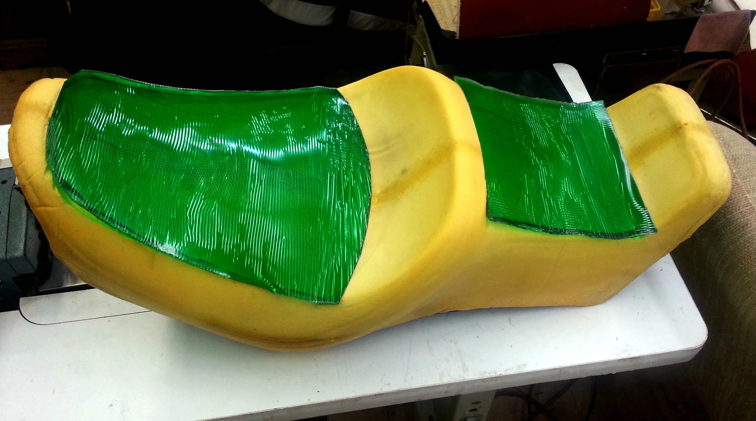 Motorcycle seat with Impact Gel