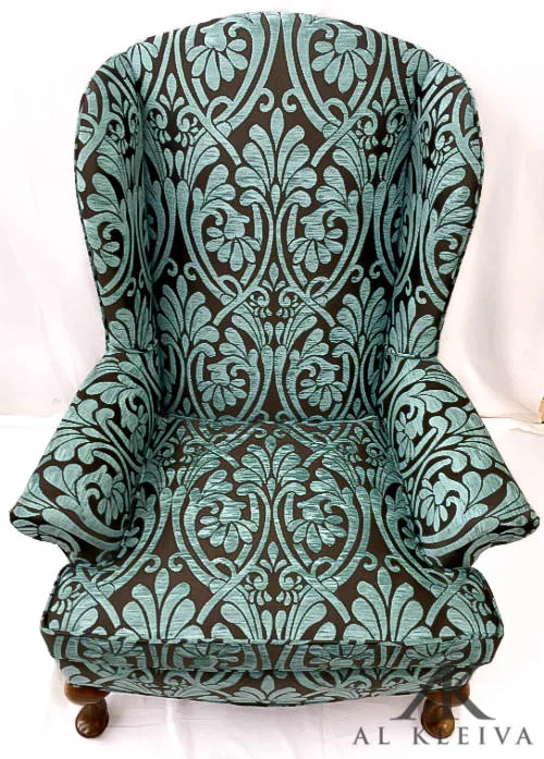 Flat wing back chair