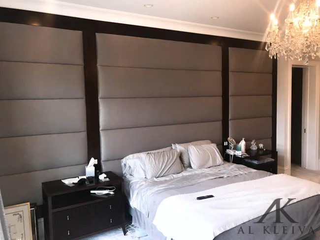 Full onsite wall upholstery