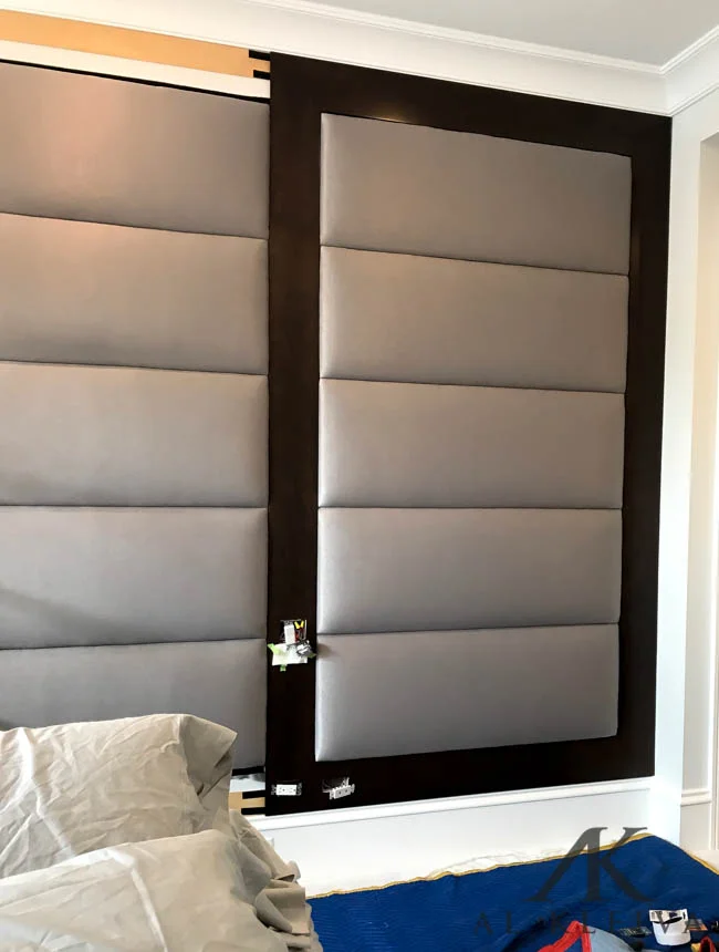 Full onsite wall upholstery