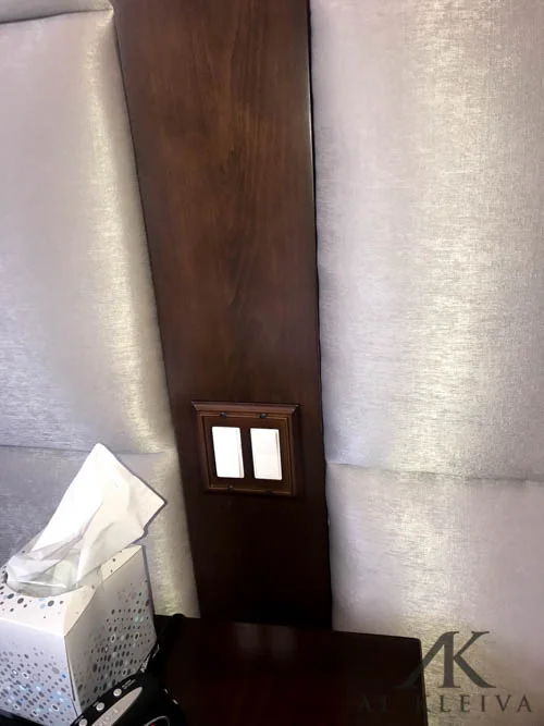 Full onsite wall upholstery