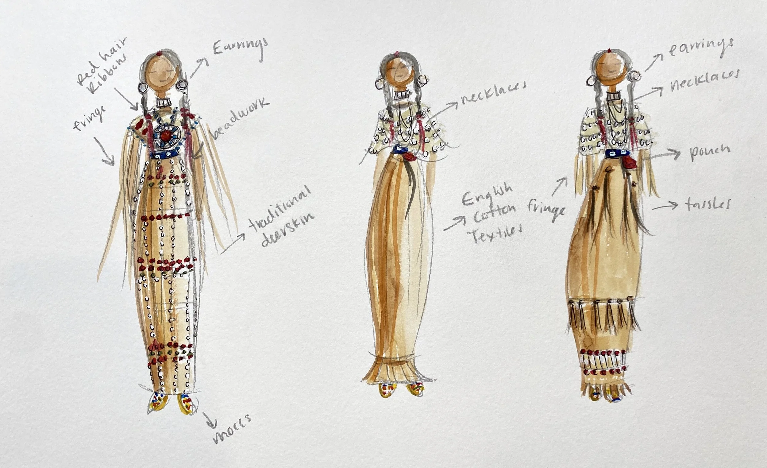 Sacagawea Formal Costume Concepts