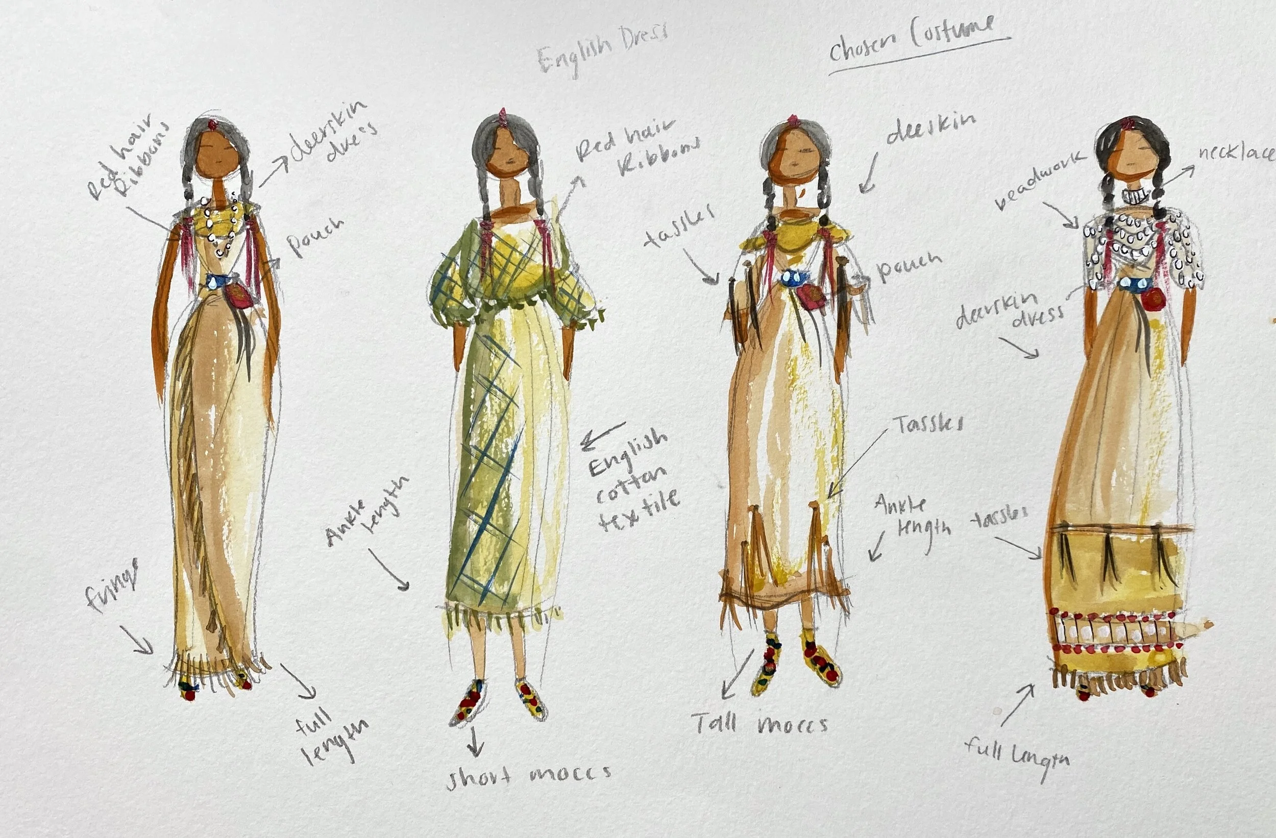 Sacagawea Casual Costume Concepts