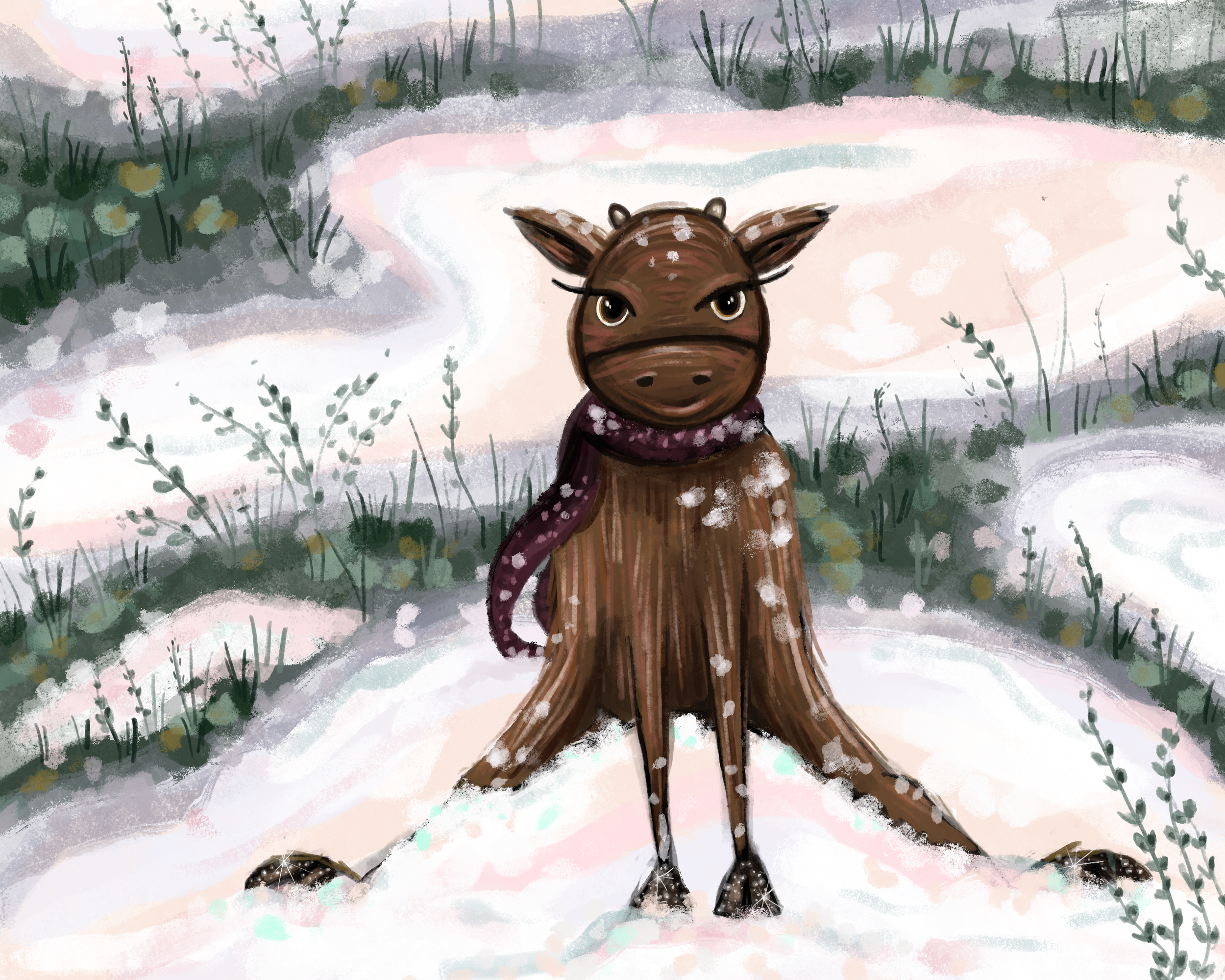 Mawn The Minature Moose Medium Shot