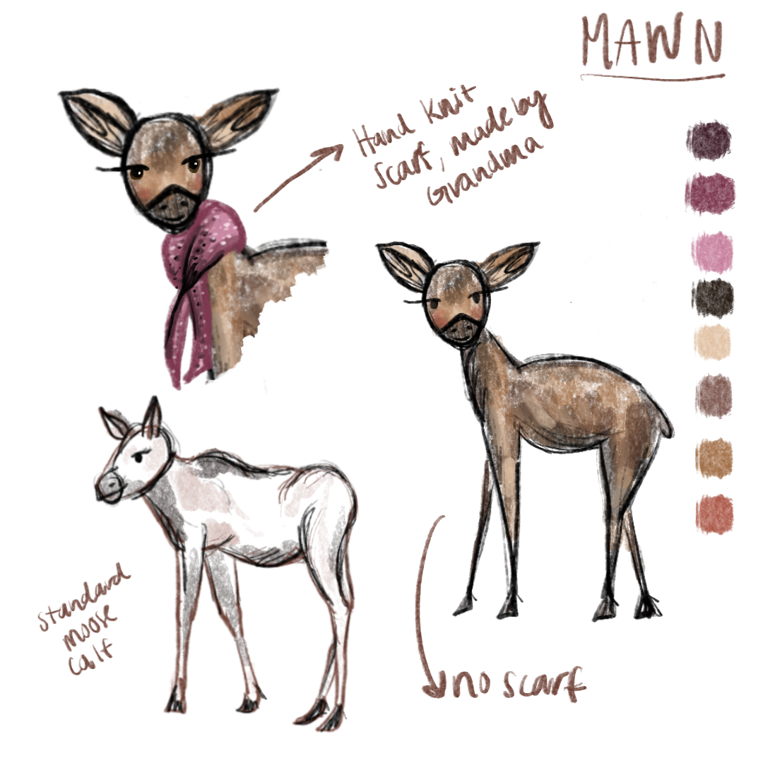 Mawn Character Design