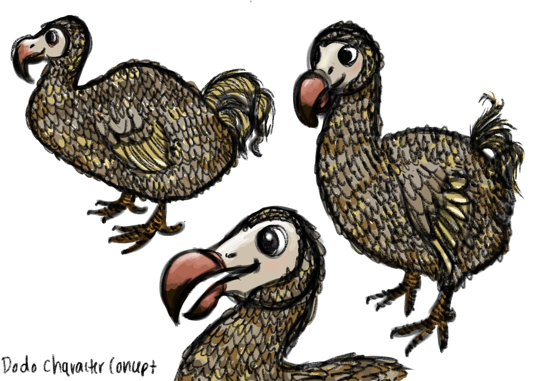 Dodo Character Concept, The Last Dodo