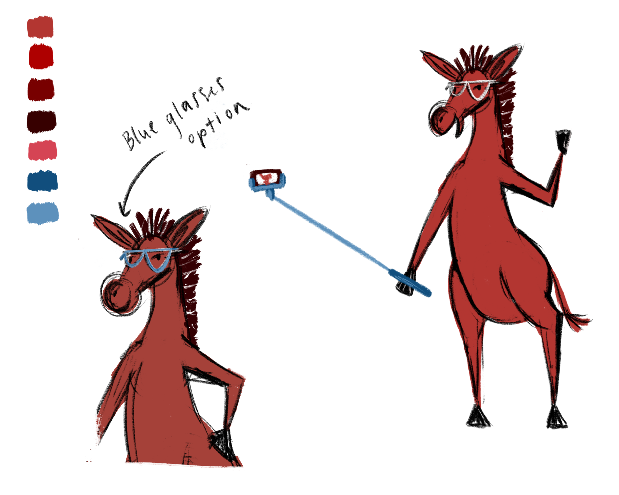 Takis The Donkey Character Design