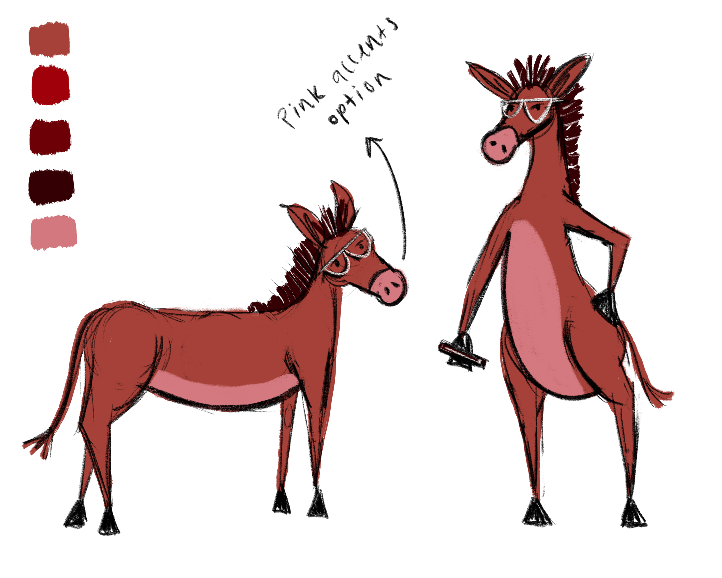 Takis The Donkey Character Design
