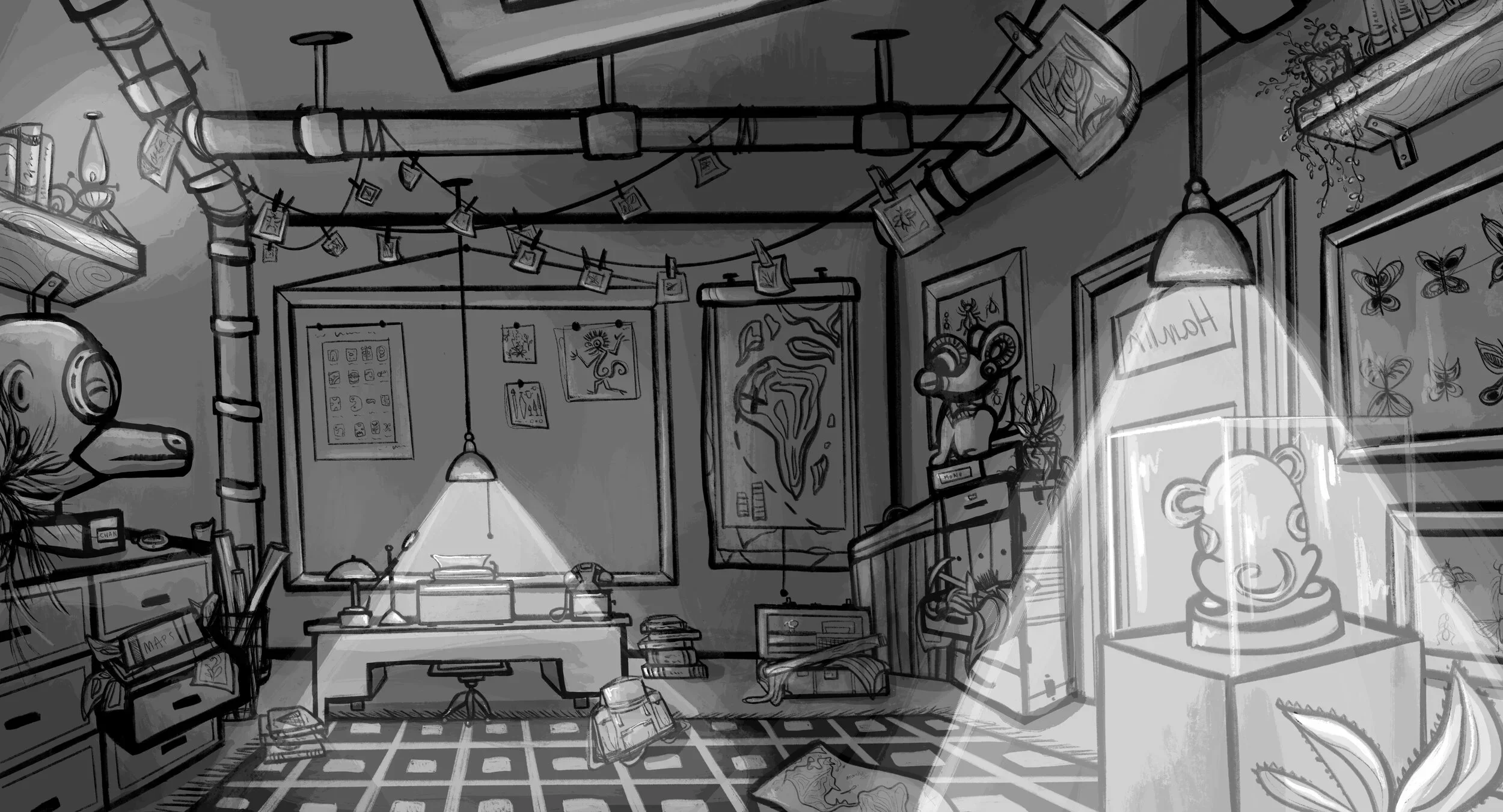 Archeologist Office- Set Design (FINAL)