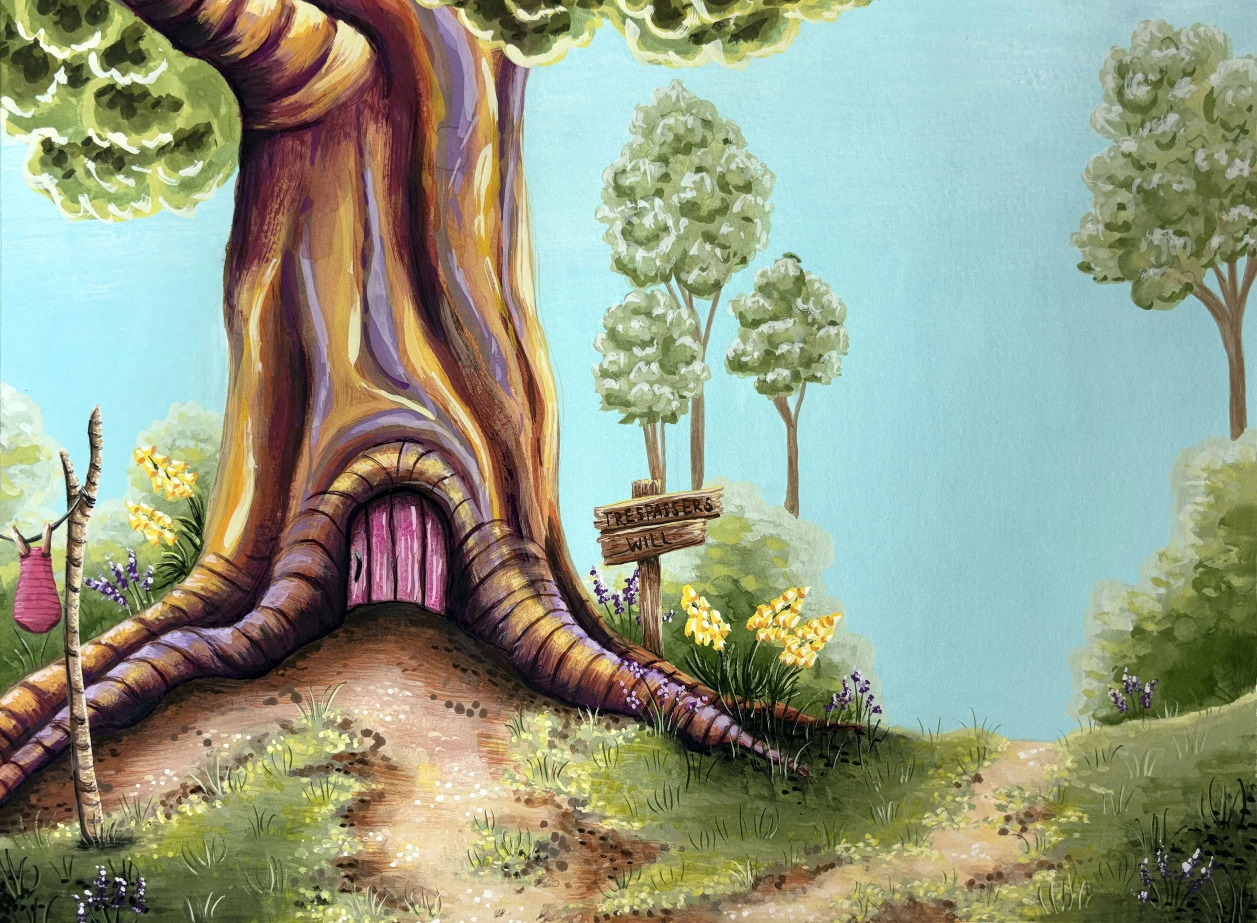 Piglet's House-- The Hundred Acre Wood