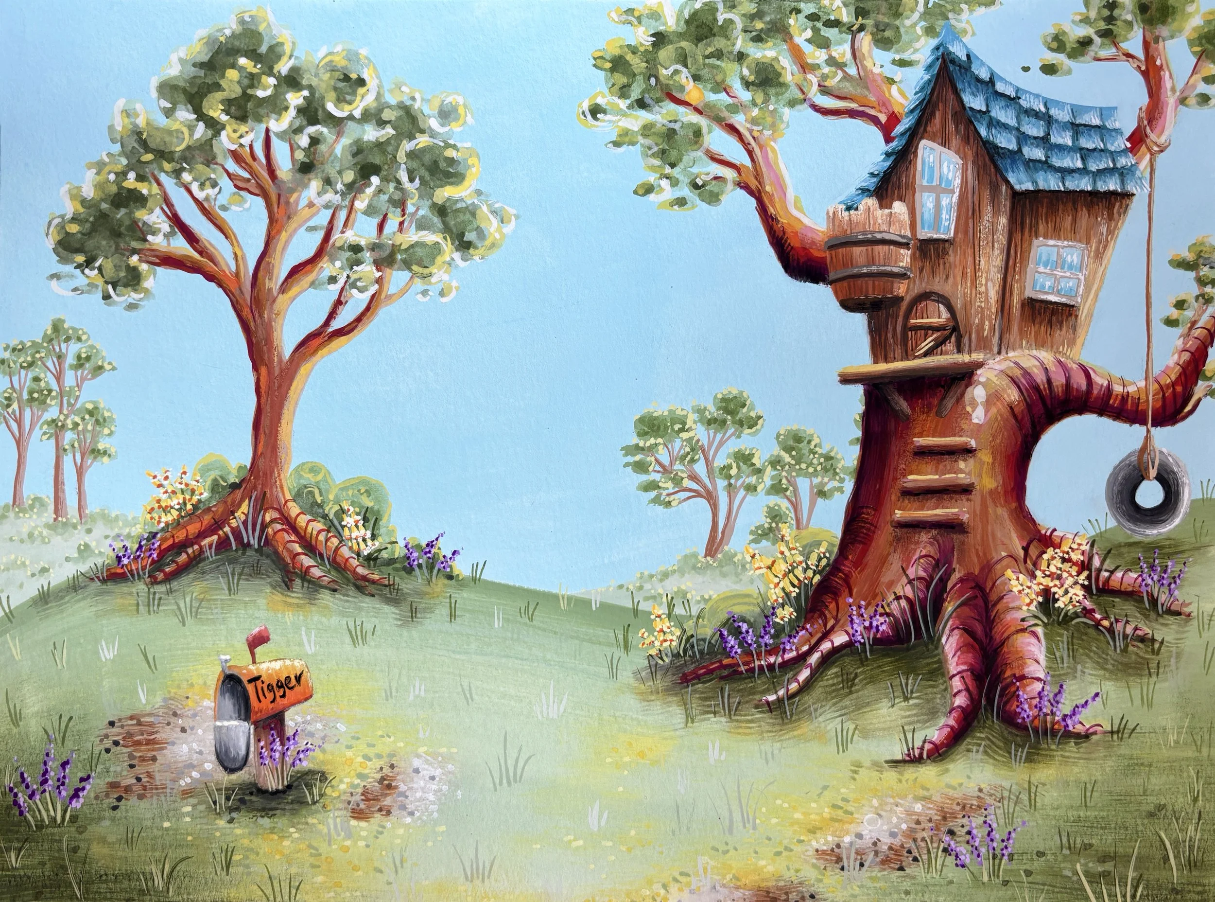 Tigger's House-- The Hundred Acre Wood