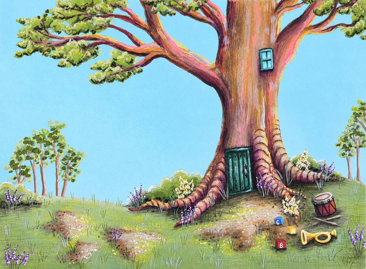 Christopher Robin's House-- The Hundred Acre Wood