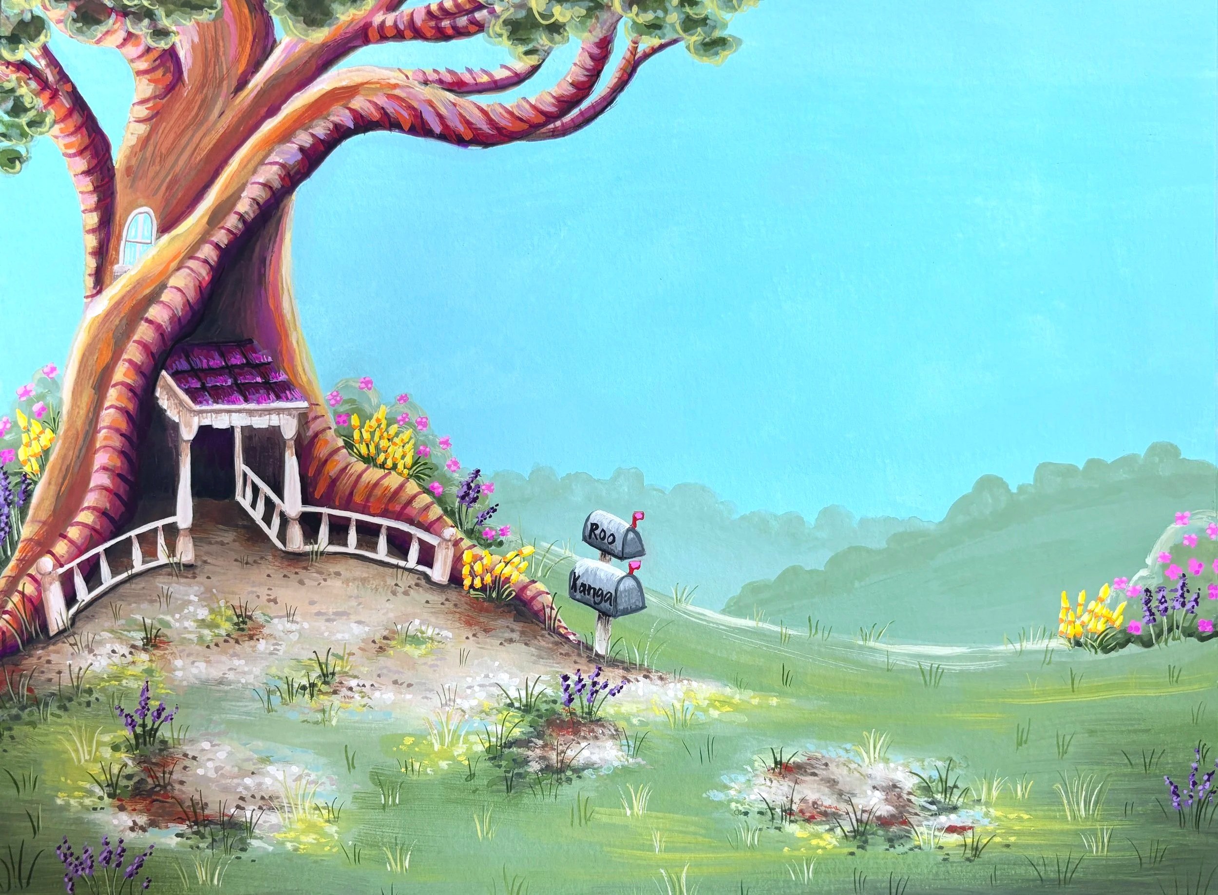 Kanga and Roo's House-- The Hundred Acre Wood