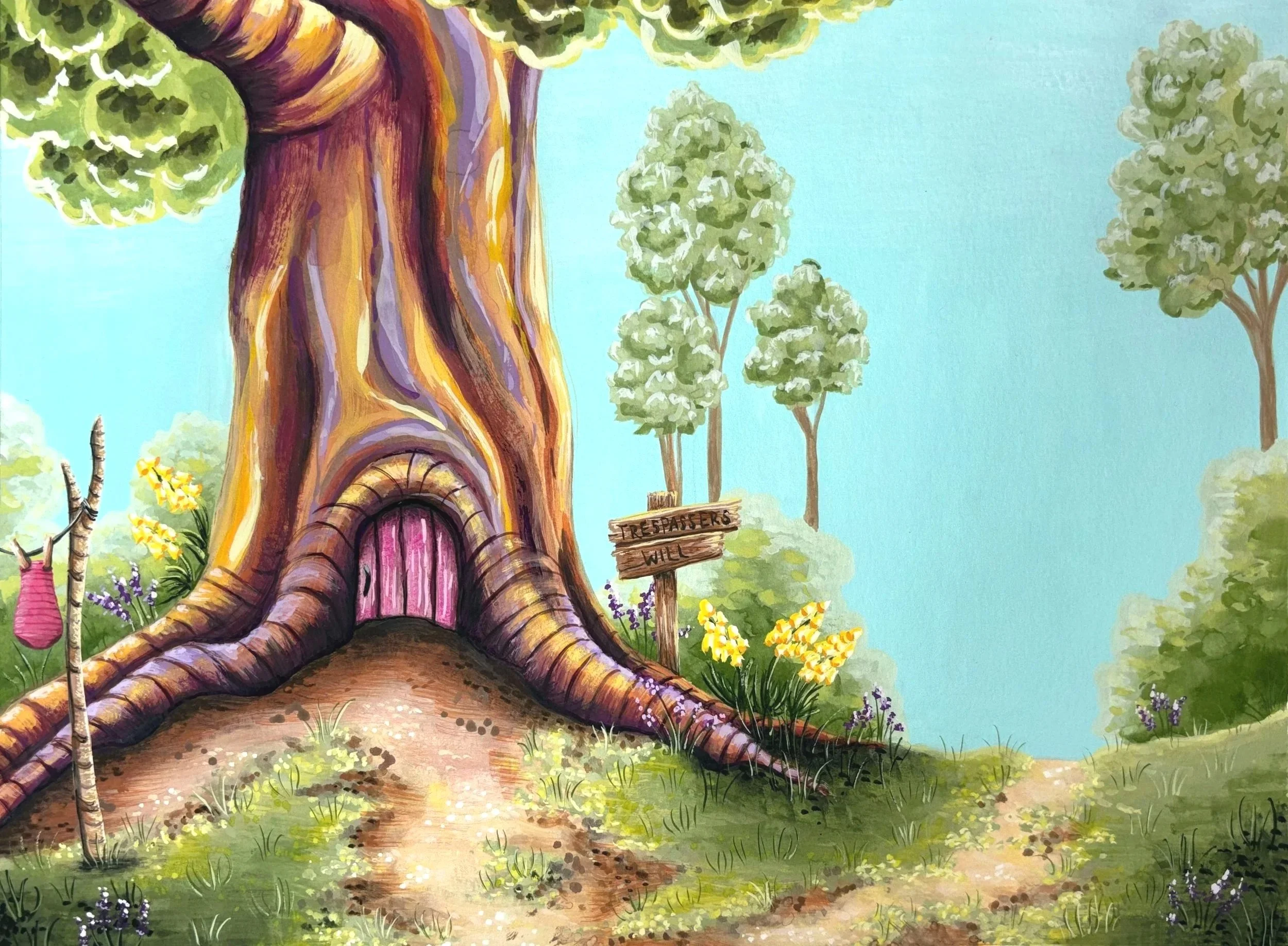 Piglet's House-- The Hundred Acre Wood