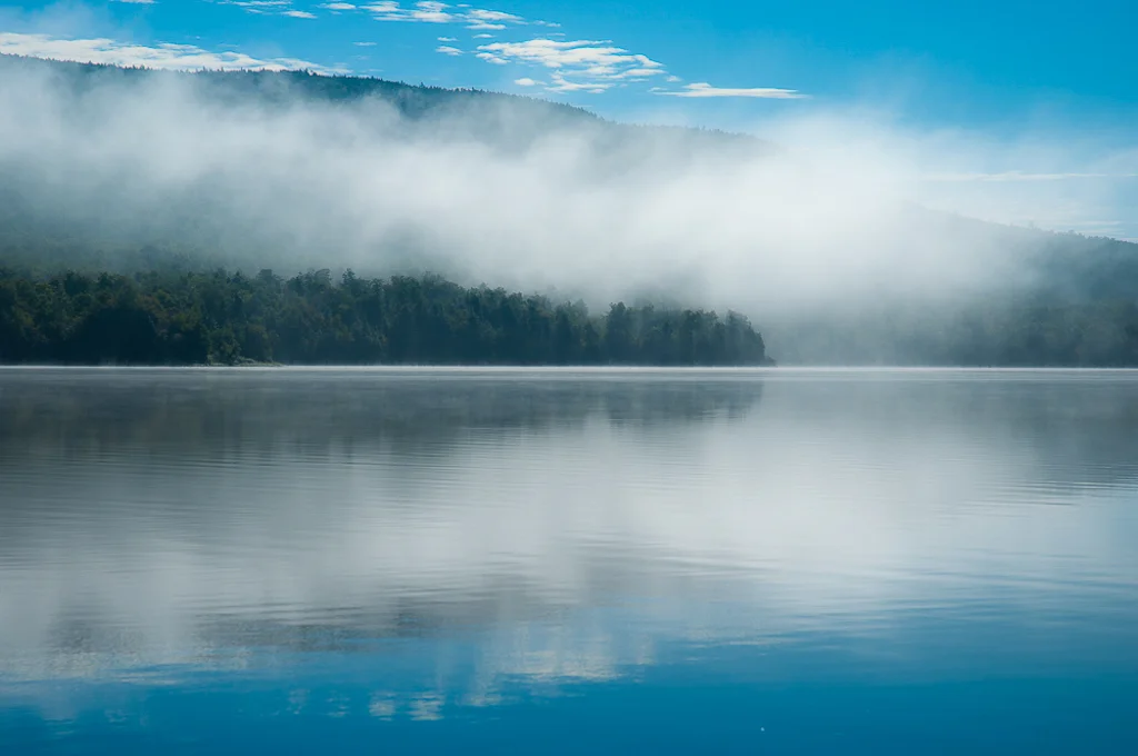Misty Morning - First Roach Pond, Maine