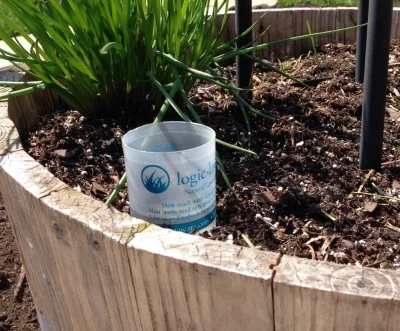 A Logic Lawn Care Rain Gauge 