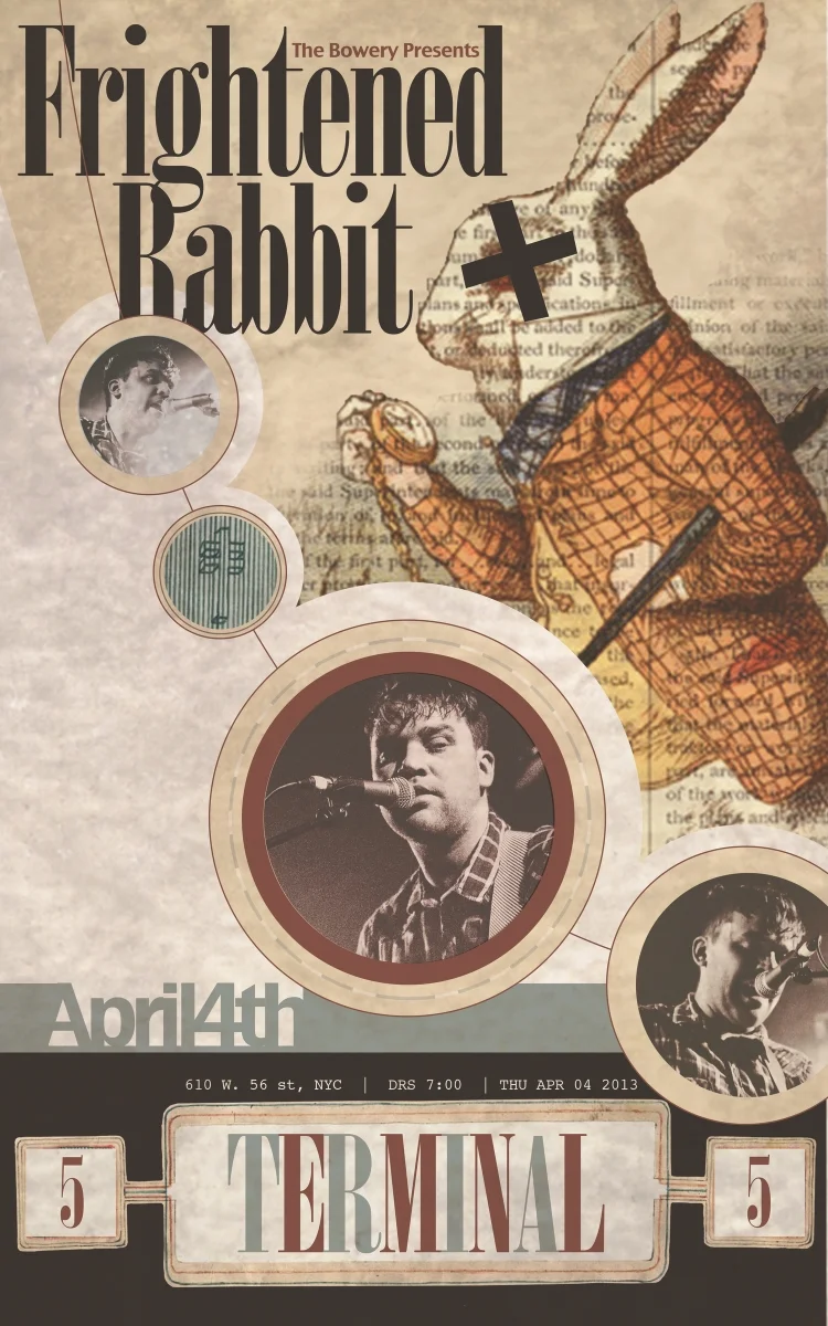 Frightened Rabbit Event Poster
