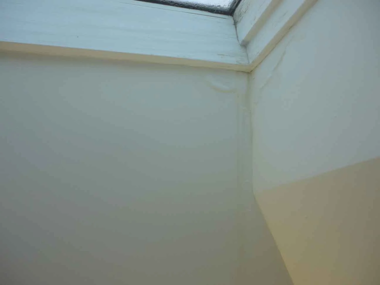 Other two skylights leak inside.