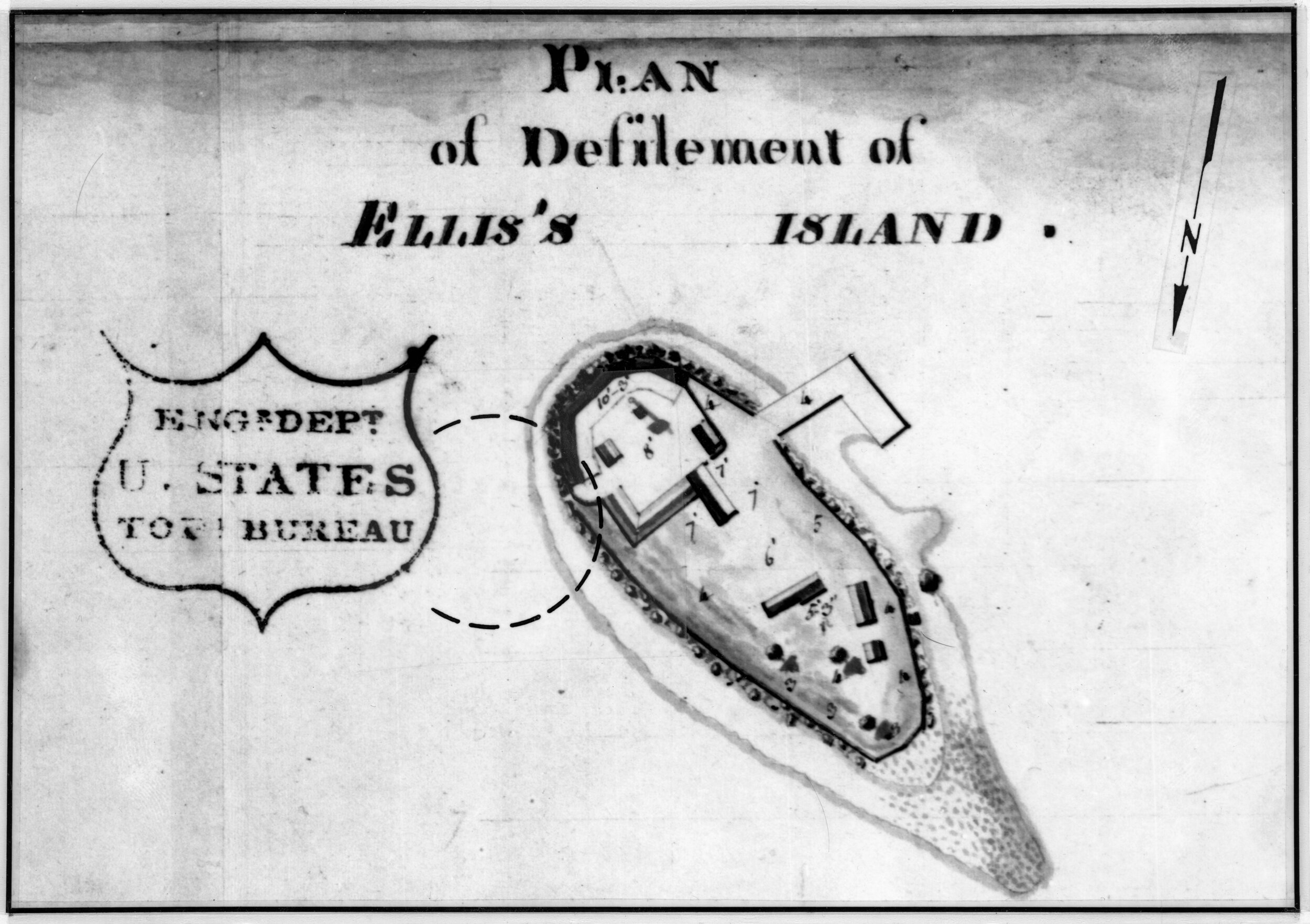 Plan of Ellis Island 1813