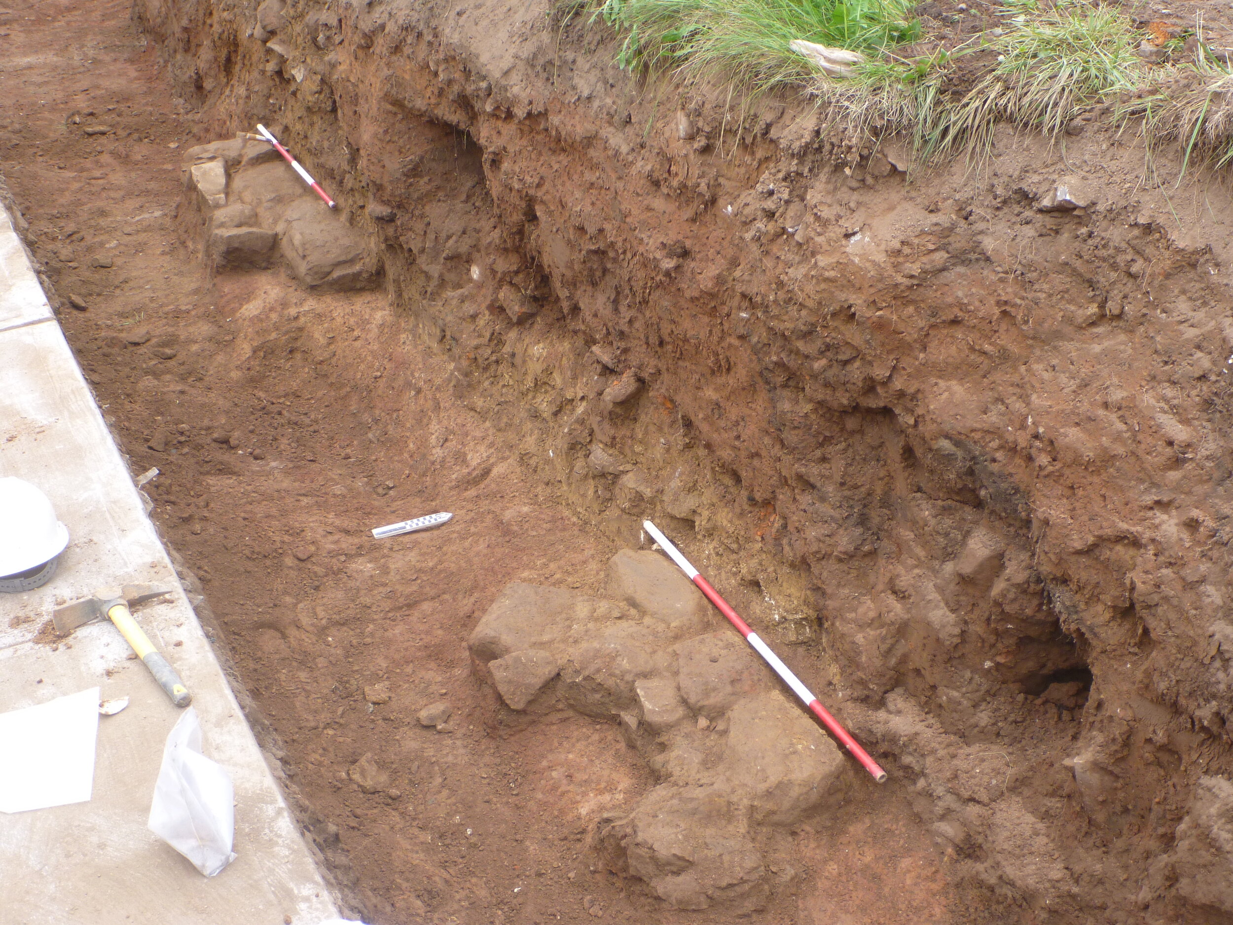 Copy of Foundation remnants of late 17th-century cellar