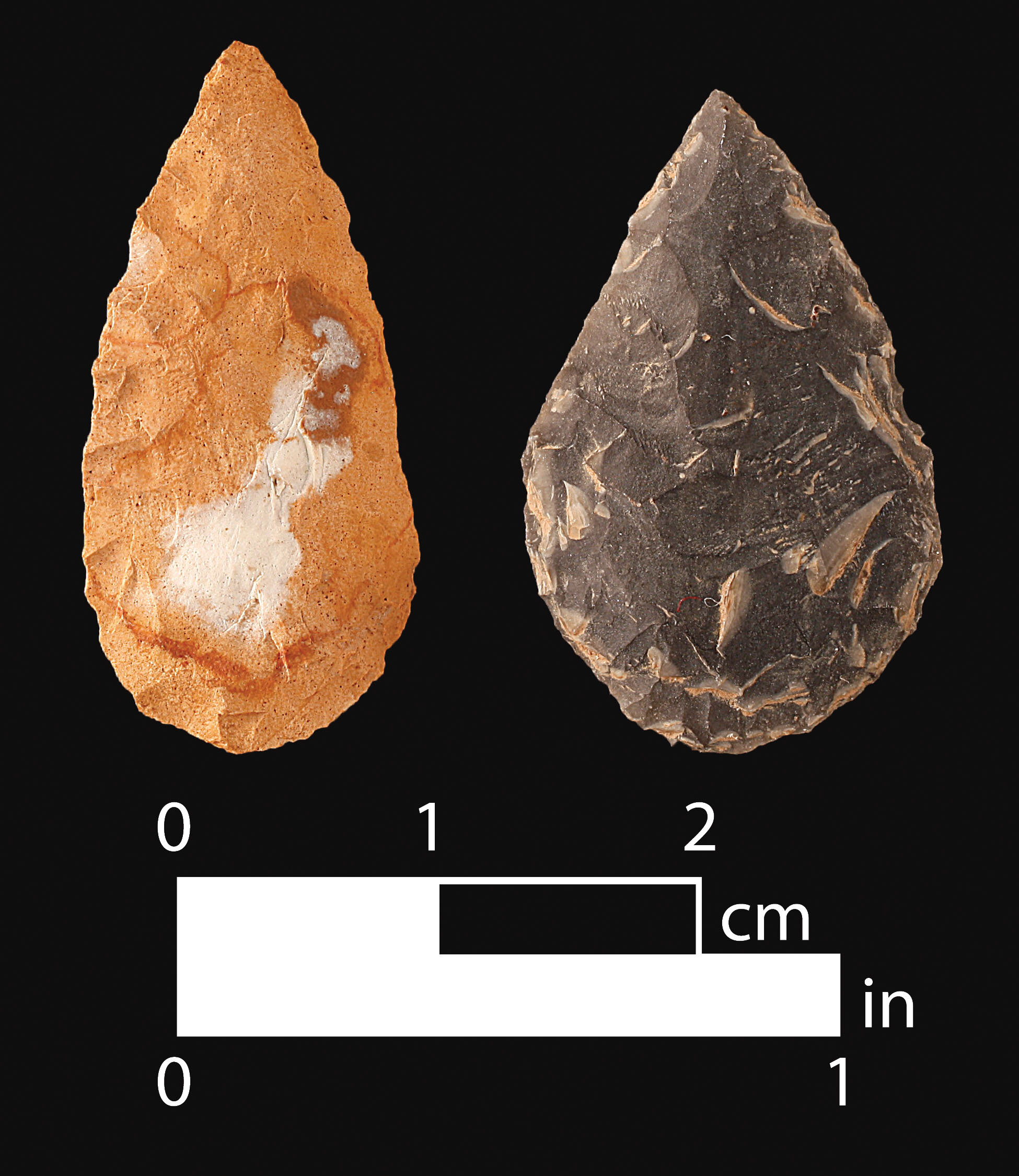 Teardrop-shaped tools