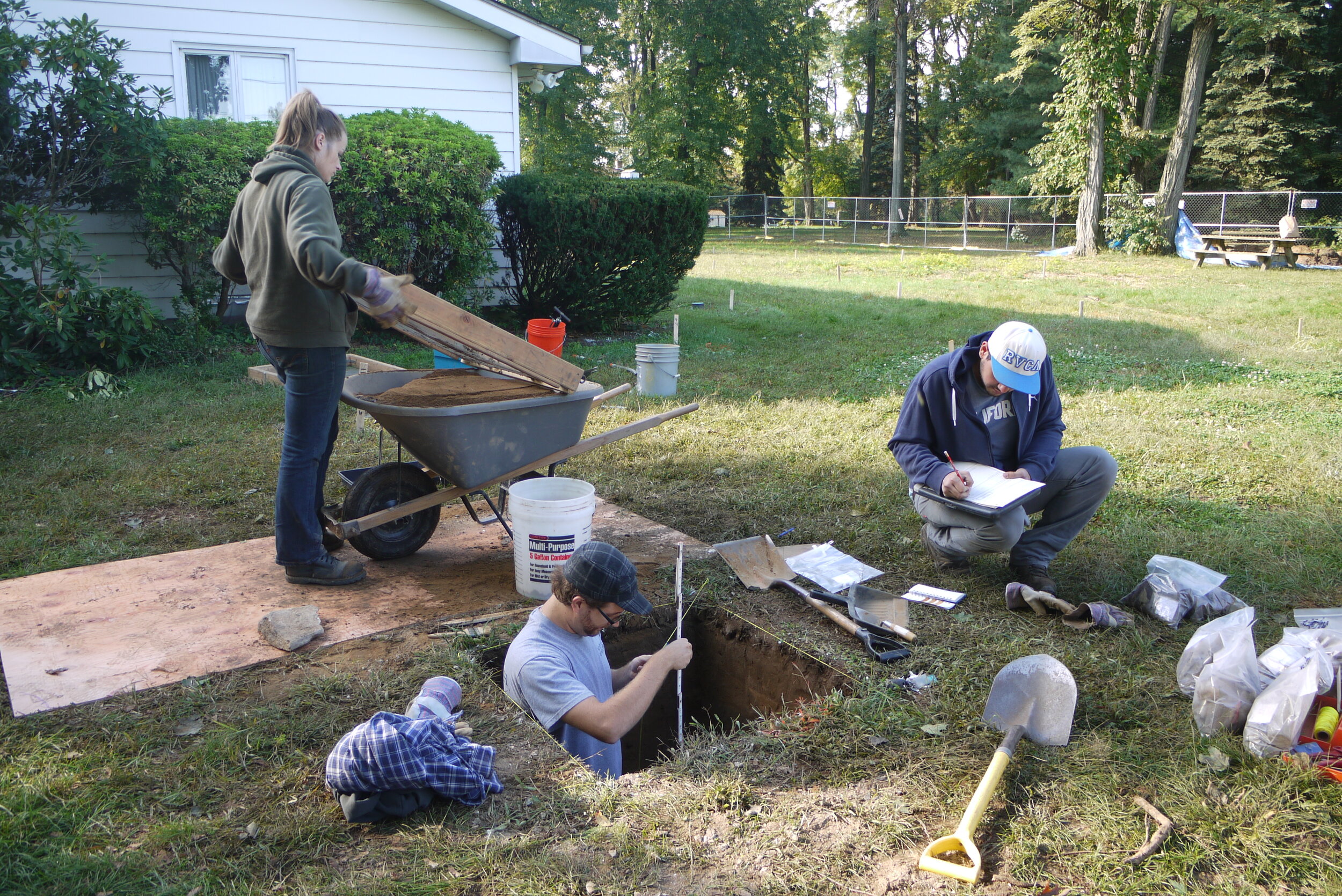 Excavation in progress